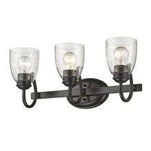 Golden Canada 8001-BA3 BLK-SD - Golden Lighting Parrish 3-light Vanity in Matte Black